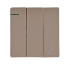 Jaquar Karbonic Gold Finish 1 Way 16AX Electrical Switch – Front View