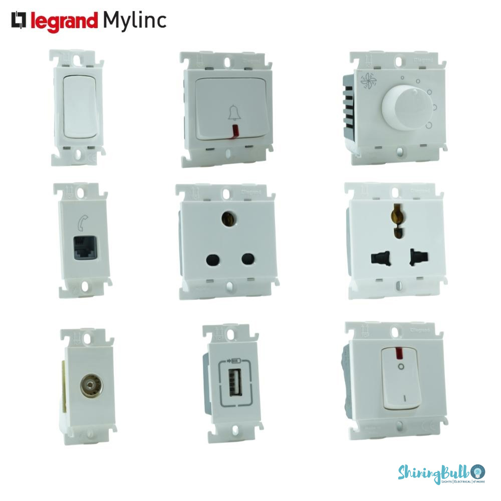 Buy Mylinc Switches & Sockets By Legrand Online @ ShiningBulb.com