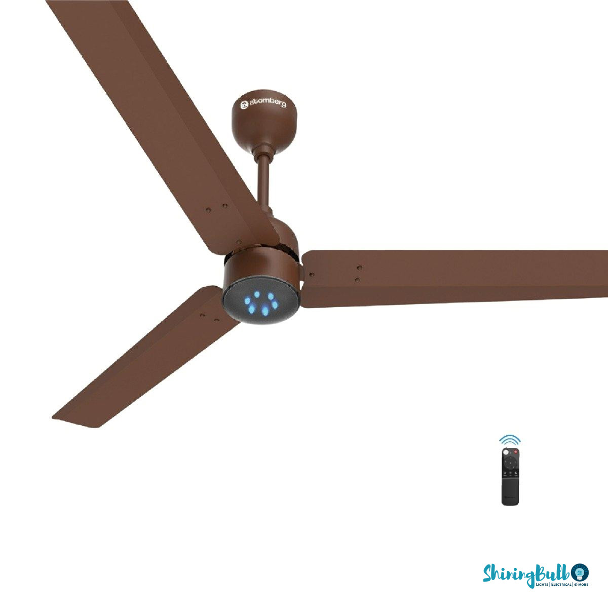 Atomberg Renesa BLDC Ceiling Fan Earth Brown Finish 1200mm ShiningBulb